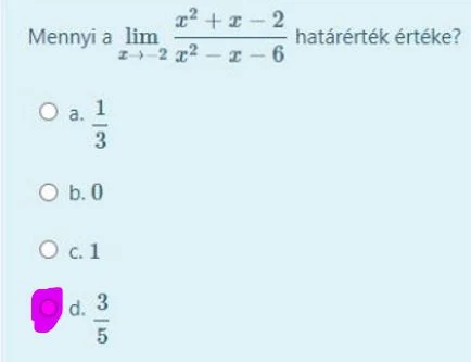 Gazdasági matematika 1., 2. feladat