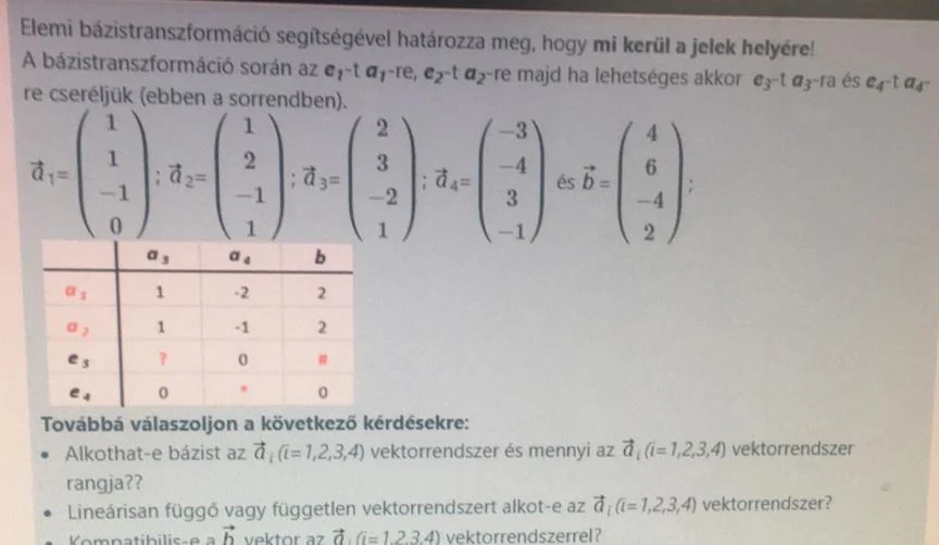 Gazdasági matematika 2., 1. feladat