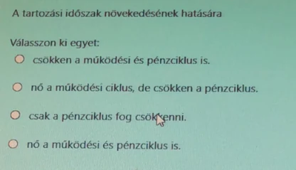 Pénzügytan, vállalati pénzügyek 1–2, 2. feladat